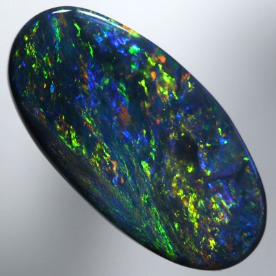 SOLID BLACK OPAL Burning bright golden fire SEE VIDEO